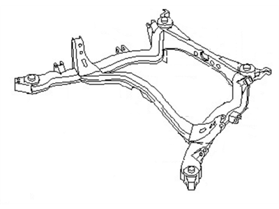 Nissan 240SX Rear Crossmember - 55400-50F00