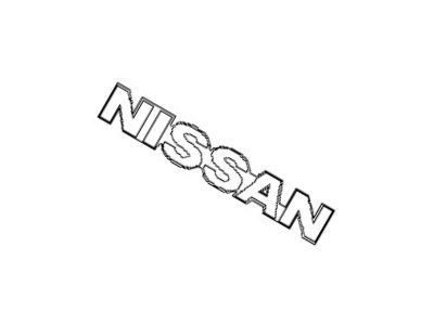 Nissan 62891-63W00 Front Emblem