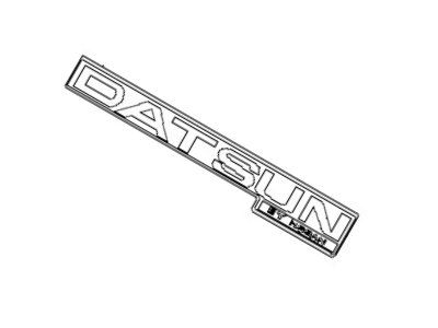 1986 Nissan 720 Pickup Emblem - 63890-62W00