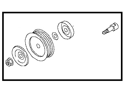 Nissan 11925-JD20A PULLEY IDLER