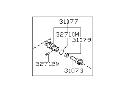 Nissan 32702-F6121 PINION-SPEEDOMETER Purple 21T