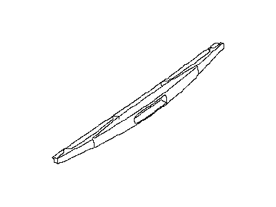 Nissan 28790-3NF0A Rear Window Wiper Blade Assembly