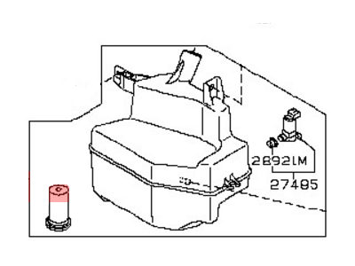 Nissan 28910-JF00A Tank Assy-Windshield Washer