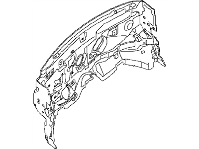 Nissan 67900-3JA0A Insulator-Dash Lower