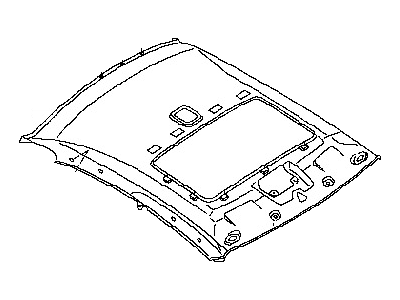 Nissan 739B0-6FK0D Module Assembly-Roof Trim