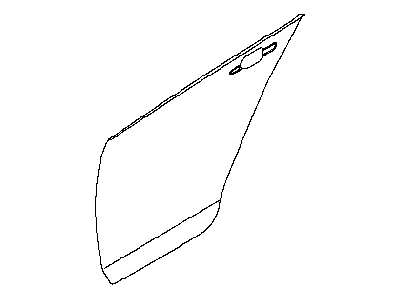 Nissan 82153-CA030 Panel-Rear Door,Outer LH