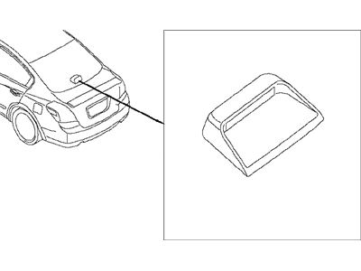 Nissan 26590-3TA0A Lamp Assembly-Stop,High Mounting