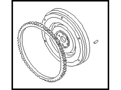 1987 Nissan Van Flywheel - 12310-G8801