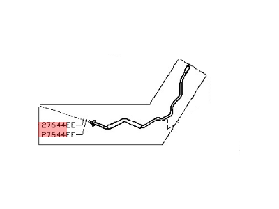 Nissan 92441-JF01A Pipe Front Cooler, High A