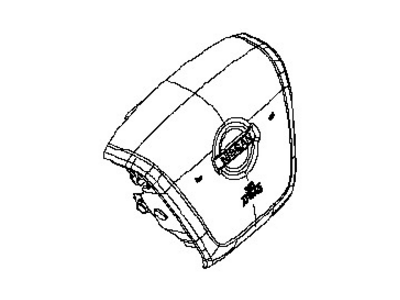 Nissan 98510-9JK8A Air Bag Driver Side Module Assembly