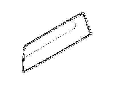 Nissan 79750-01G00 Moulding-Rear Window