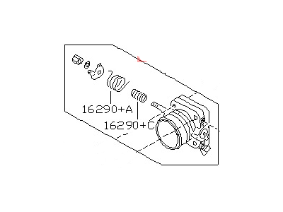 1993 Nissan 300ZX Throttle Body - 16118-10Y65