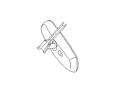 Nissan 96321-7Y900 Mirror Assy-Inside