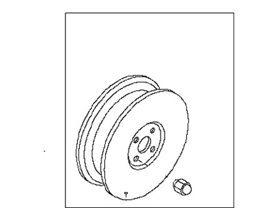 Nissan 370Z Spare Wheel - D0CMM-6GA9A