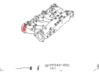 Nissan 14003-P7100 Manifold Intake