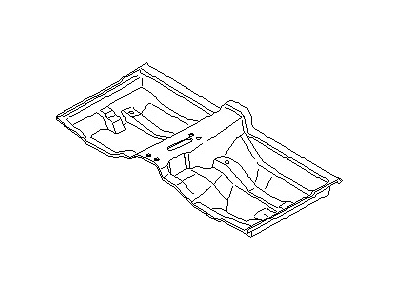 Nissan 74905-N8760 Carpet Rear Gray 74905-N8760 Nissan Carpet Rear Gray Illustration 1 of 1