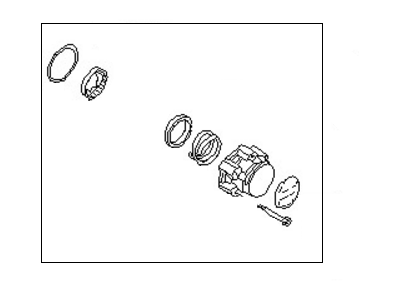 Nissan 40260-8B400 Hub Assembly, Free Running