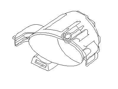 Nissan 26159-5Z300 Lamp Unit-Fog