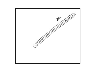 Nissan 72760-30P00 Moulding-Windshield Side,RH