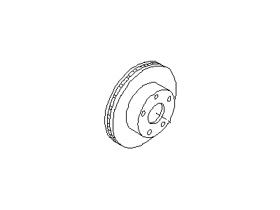 Nissan Quest Brake Disc - 40206-ZM00A