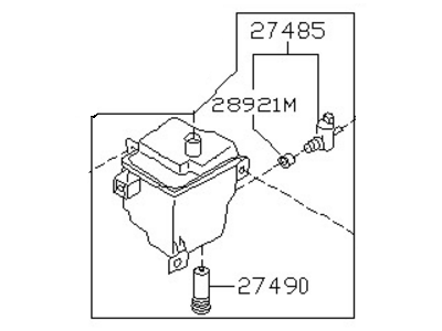 Nissan Maxima Washer Reservoir - 28910-40U00