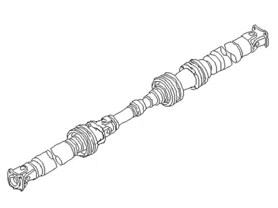 1990 Nissan Axxess Drive Shaft - 37000-40R00