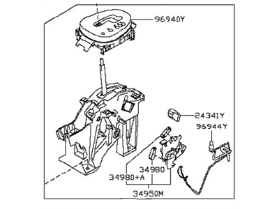 Nissan 34901-1KF6A Transmission Control Device Assembly