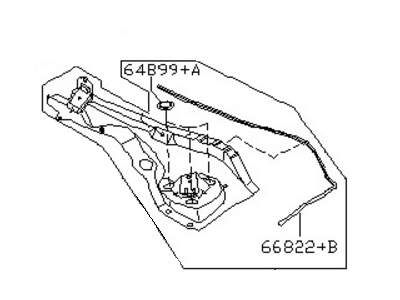 Nissan 66315-CA010 Extension-Cowl Top