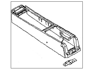 Nissan Versa Center Console Base - 96911-EL00B