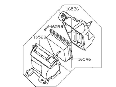 Nissan 16500-3RC2B Air Cleaner