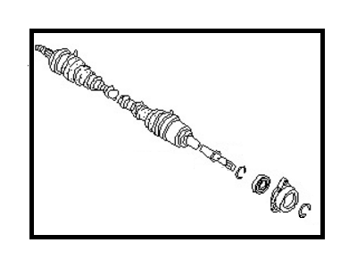 1987 Nissan Pulsar NX Axle Shaft - 39100-65A10