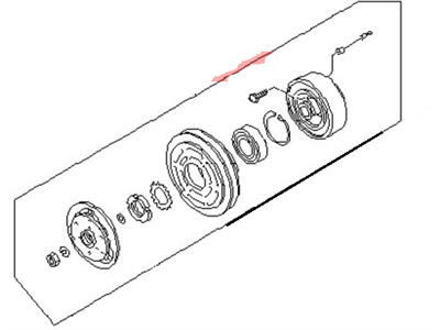 1989 Nissan Maxima A/C Clutch - 92660-85E10