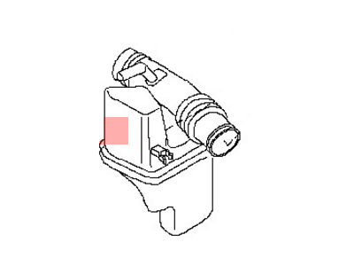 Nissan 16576-3YM0C Air Duct