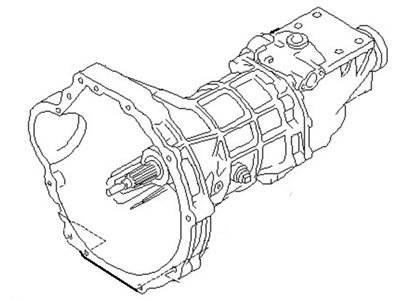 1990 Nissan Van Transmission Assembly - 32010-15C60