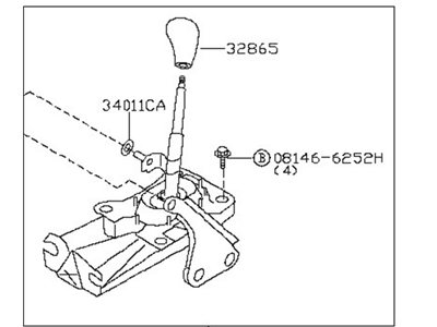 Nissan 34101-7Y005 Link Assy-Transmission Control