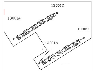 Nissan A3020-6N15A CAMSHAFT-Int & Exhaust Set (4TR2)