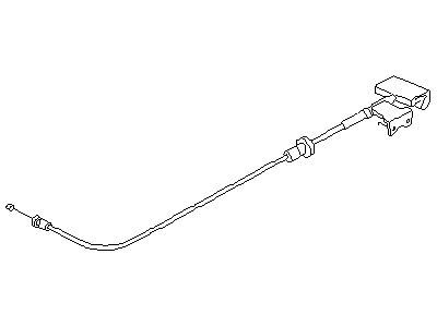 Nissan 65620-75P05 Cable Assembly-Hood Lock