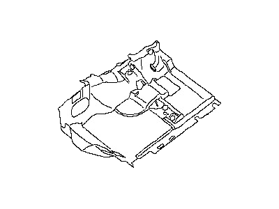 Nissan 74903-EA42A Carpet Assembly-Front Floor,L