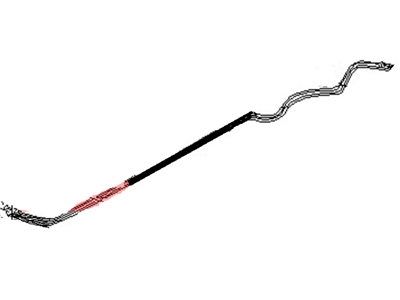 1981 Nissan Datsun 810 Fuel Door Release Cable - 78820-W2400