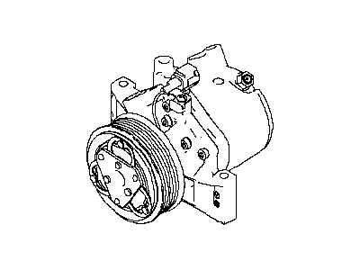 Nissan 92600-6MA0A Compressor-Air Conditioner