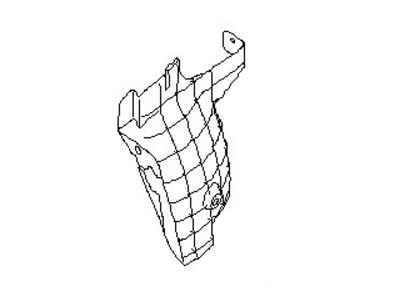 93831-ZR05A Nissan Panel Assembly-MUDGUARD,Rr,LH Illustration 1 of 1