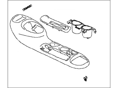 Nissan 96931-1KK0A FINISHER Console