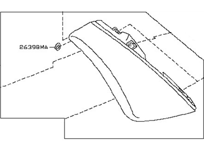 Nissan 26555-CA025 Lamp Assembly-Rear Combination,LH