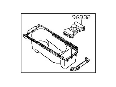 Nissan 68430-ET000 Cup Holder Assembly