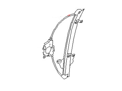 2004 Nissan Sentra Window Regulator - 80720-4M400