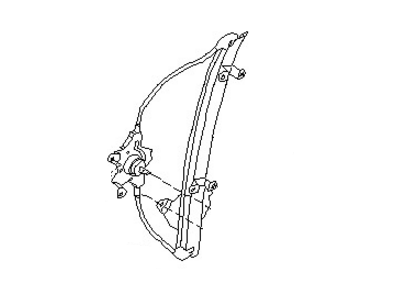 2000 Nissan Sentra Window Regulator - 80720-4M410