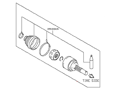 Nissan NV CV Joint - C9211-3RC0A