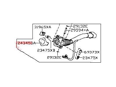 Nissan 296B1-5SA0A Port Unit-Battery Charge