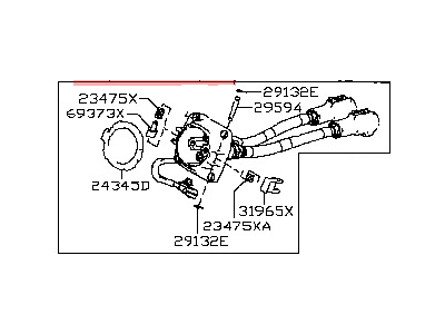 Nissan 296B1-5SP1A Port Unit - Battery Charge