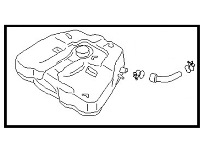 1998 Nissan Altima Fuel Tank - 17202-9E051